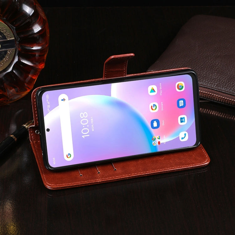 For UMIDIGI A11 Pro Max idewei Crazy Horse Texture Horizontal Flip Leather Case with Holder & Card Slots & Wallet(Rose Red) - More Brand by idewei | Online Shopping South Africa | PMC Jewellery | Buy Now Pay Later Mobicred