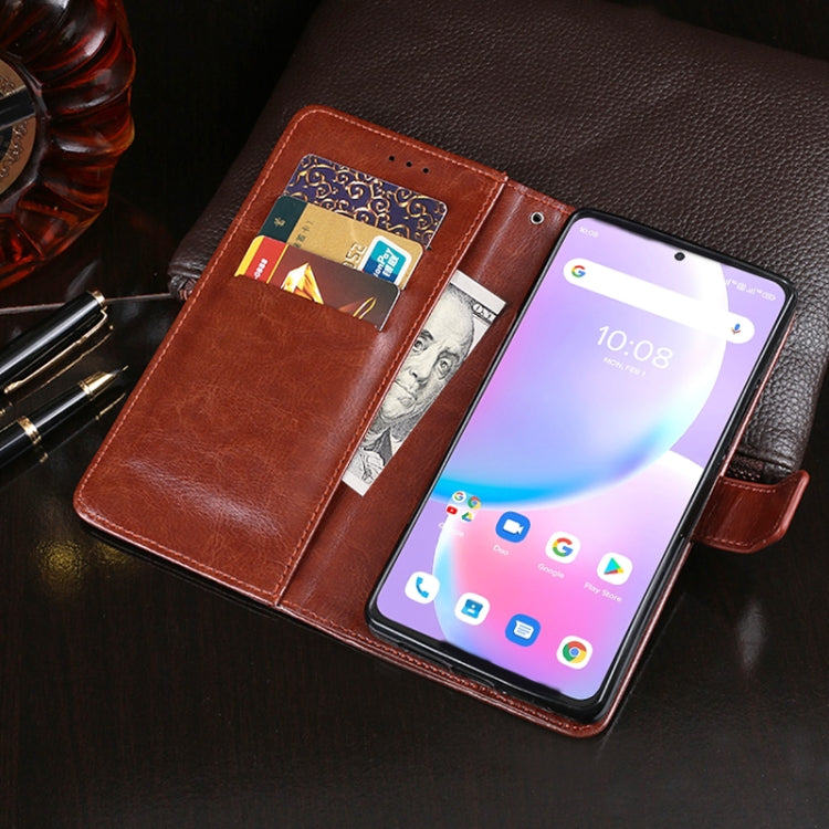 For UMIDIGI A11 Pro Max idewei Crazy Horse Texture Horizontal Flip Leather Case with Holder & Card Slots & Wallet(Black) - More Brand by idewei | Online Shopping South Africa | PMC Jewellery | Buy Now Pay Later Mobicred