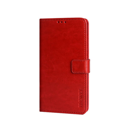 For U-MAGIC 30e idewei Crazy Horse Texture Horizontal Flip Leather Case with Holder & Card Slots & Wallet(Red) - More Brand by idewei | Online Shopping South Africa | PMC Jewellery | Buy Now Pay Later Mobicred