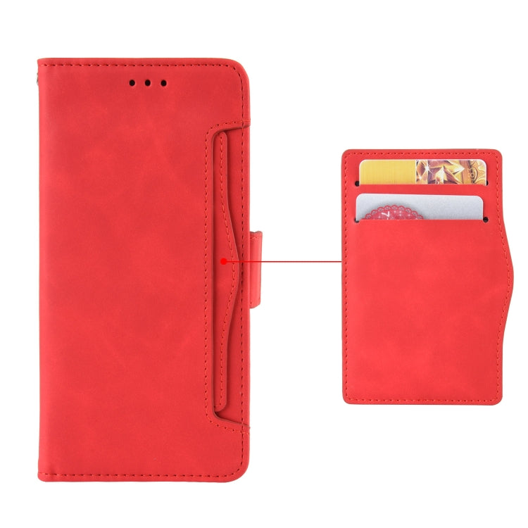 For Nokia G50 5G Skin Feel Calf Pattern Horizontal Flip Leather Case with Holder & Card Slots & Photo Frame(Red) - Nokia Cases by PMC Jewellery | Online Shopping South Africa | PMC Jewellery