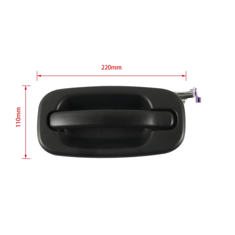 A2269-03 Car Rear Left Side Outside Door Handle 15721571/15107655 for Chevrolet / GMC - Door Handles by PMC Jewellery | Online Shopping South Africa | PMC Jewellery