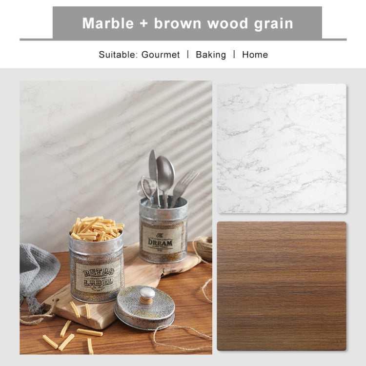 60 x 60cm Single Side Retro PVC Photography Backdrops Board(Oak Grain) - free shipping - PMC TechLife - Order now!