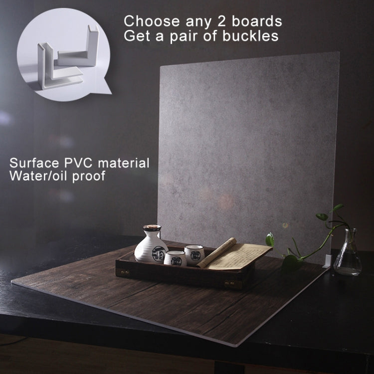 60 x 60cm Single Side Retro PVC Photography Backdrops Board(Oak Grain) - free shipping - PMC TechLife - Order now!