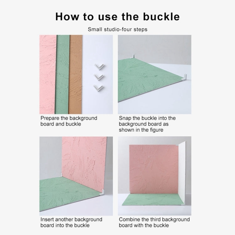 60 x 60cm Retro PVC Cement Texture Board Photography Backdrops Board(Grey Bean Green) - free shipping - PMC TechLife - Order now!