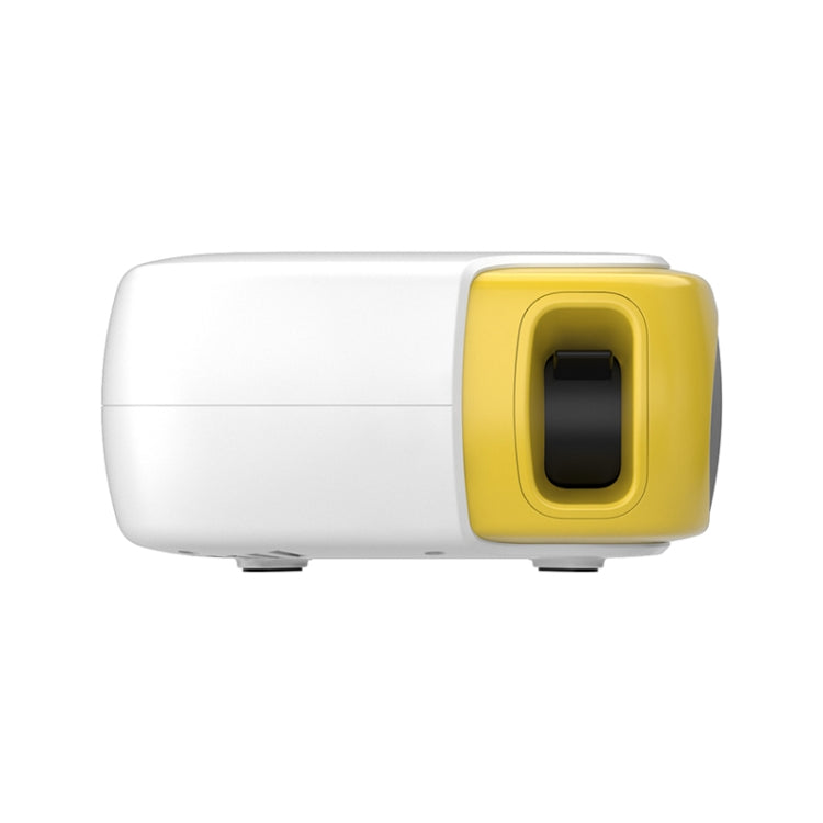 DR-860 1920x1080 1000 Lumens Portable Home Theater LED Projector, Plug Type: US Plug(Yellow  White) - LED Projector by PMC Jewellery | Online Shopping South Africa | PMC Jewellery | Buy Now Pay Later Mobicred