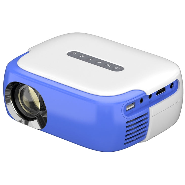 DR-860 1920x1080 1000 Lumens Portable Home Theater LED Projector, Plug Type:EU Plug(Blue White) - LED Projector by PMC Jewellery | Online Shopping South Africa | PMC Jewellery | Buy Now Pay Later Mobicred