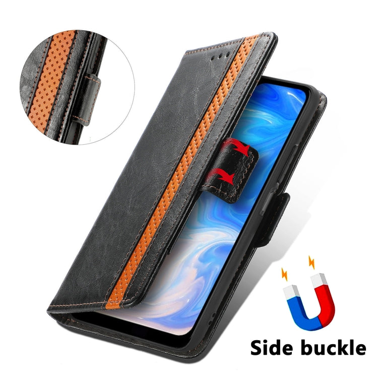 For Doogee N40 Pro CaseNeo Splicing Dual Magnetic Buckle Leather Case with Holder & Card Slots & Wallet(Black) - More Brand by PMC Jewellery | Online Shopping South Africa | PMC Jewellery | Buy Now Pay Later Mobicred