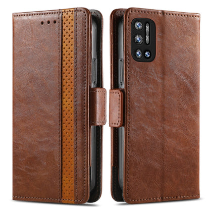 For Doogee N40 Pro CaseNeo Splicing Dual Magnetic Buckle Leather Case with Holder & Card Slots & Wallet(Brown) - More Brand by PMC Jewellery | Online Shopping South Africa | PMC Jewellery | Buy Now Pay Later Mobicred