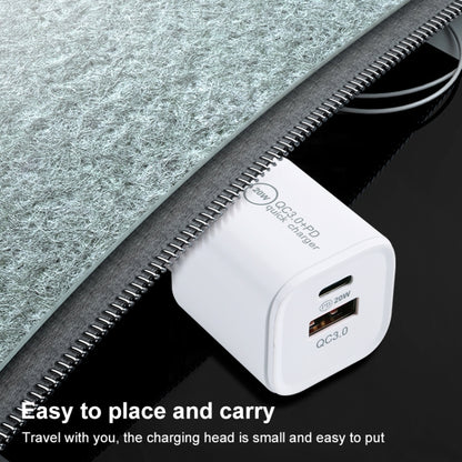 20WACB 20W QC3.0 + PD Quick Charger, Plug Specification:UK Plug(White) - USB Charger by PMC Jewellery | Online Shopping South Africa | PMC Jewellery | Buy Now Pay Later Mobicred