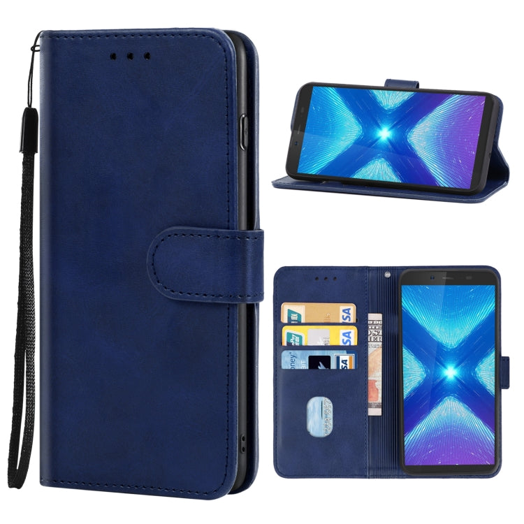 Leather Phone Case For Blackview BV5500 Pro(Blue) - More Brand by PMC Jewellery | Online Shopping South Africa | PMC Jewellery | Buy Now Pay Later Mobicred