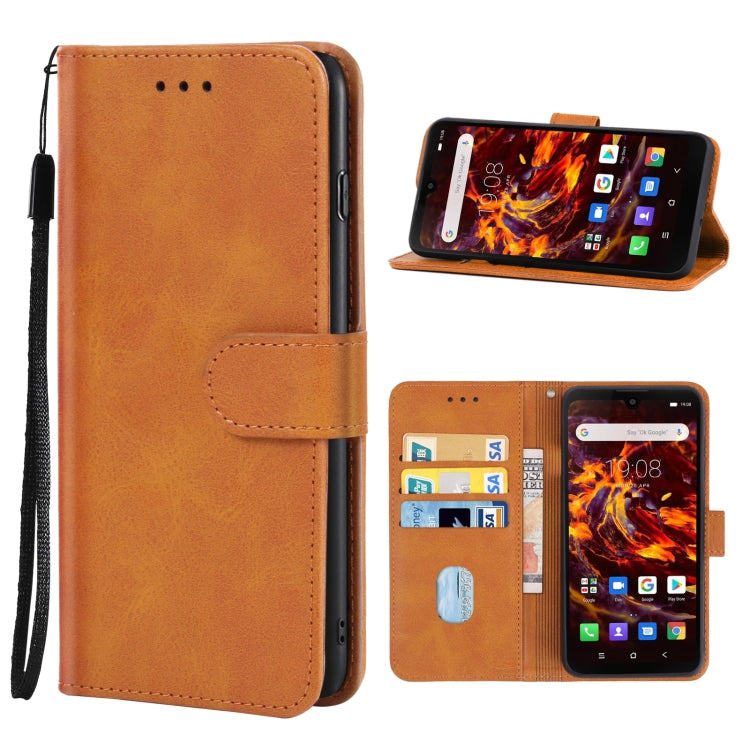 Leather Phone Case For Blackview BV6900(Brown) - More Brand by PMC Jewellery | Online Shopping South Africa | PMC Jewellery