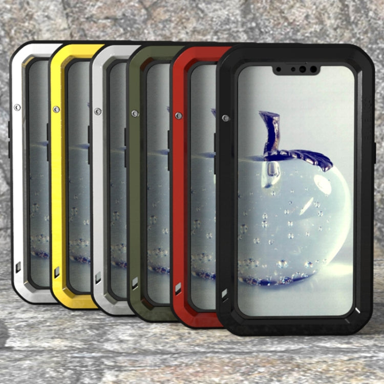 For iPhone 13 Pro Max LOVE MEI Metal Shockproof Life Waterproof Dustproof Protective Phone Case (Black) - free shipping - PMC TechLife - Order now!