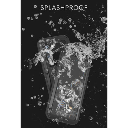 For Samsung Galaxy S21 FE LOVE MEI Metal Shockproof Waterproof Dustproof Protective Phone Case with Glass(Silver) - Galaxy Phone Cases by LOVE MEI | Online Shopping South Africa | PMC Jewellery