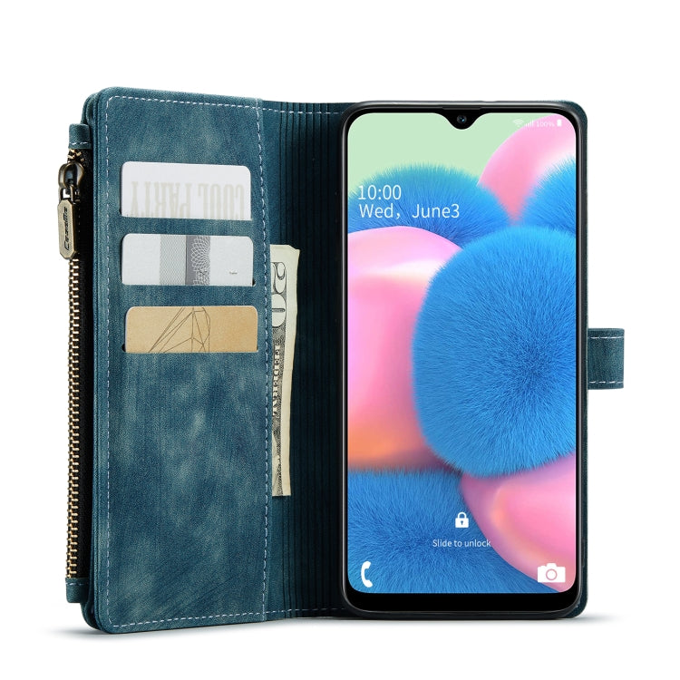 For Samsung Galaxy A30s / A50s / A50 CaseMe-C30 Multifunctional Horizontal Flip PU + TPU Phone Case(Blue) - Galaxy Phone Cases by CaseMe | Online Shopping South Africa | PMC Jewellery | Buy Now Pay Later Mobicred