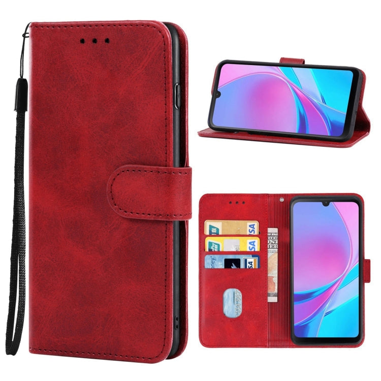 Leather Phone Case For Blackview OSCAL C20 / C20 Pro(Red) - More Brand by PMC Jewellery | Online Shopping South Africa | PMC Jewellery