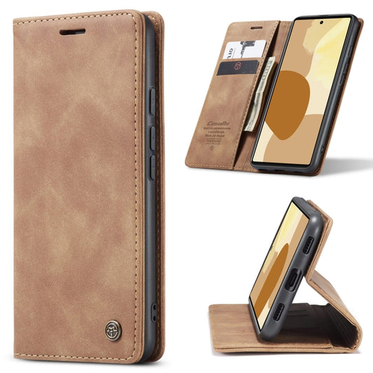 For Google Pixel 6 CaseMe 013 Multifunctional Horizontal Flip Leather Phone Case with Card Slot & Holder & Wallet(Brown) - Google Cases by CaseMe | Online Shopping South Africa | PMC Jewellery | Buy Now Pay Later Mobicred