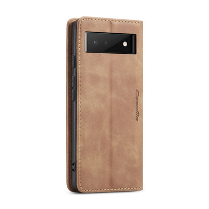 For Google Pixel 6 CaseMe 013 Multifunctional Horizontal Flip Leather Phone Case with Card Slot & Holder & Wallet(Brown) - Google Cases by CaseMe | Online Shopping South Africa | PMC Jewellery | Buy Now Pay Later Mobicred