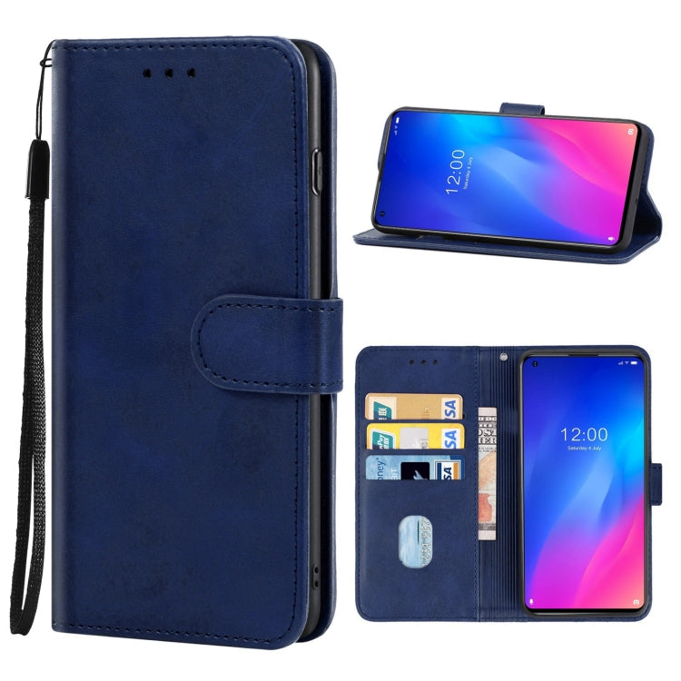 Leather Phone Case For DOOGEE N30(Blue) - More Brand by PMC Jewellery | Online Shopping South Africa | PMC Jewellery | Buy Now Pay Later Mobicred