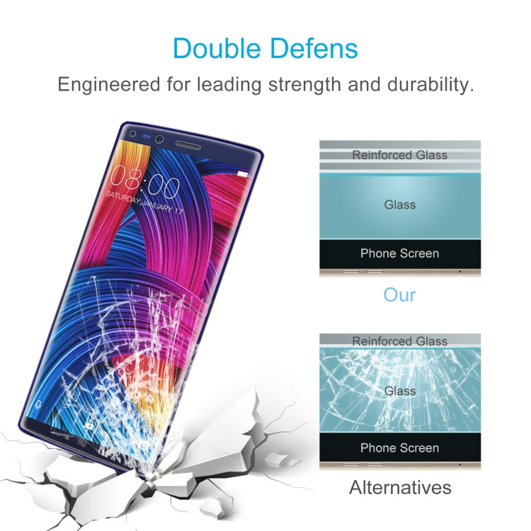 10 PCS 0.26mm 9H 2.5D Tempered Glass Film For Doogee MIX 2 - For Doogee by PMC Jewellery | Online Shopping South Africa | PMC Jewellery | Buy Now Pay Later Mobicred