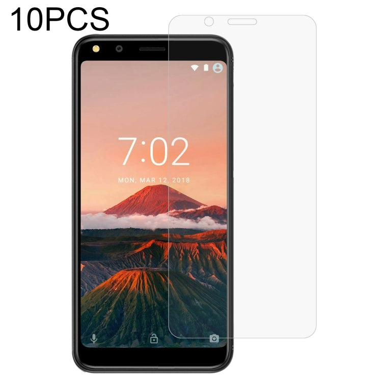 10 PCS 0.26mm 9H 2.5D Tempered Glass Film For Doogee X53 - For Doogee by PMC Jewellery | Online Shopping South Africa | PMC Jewellery | Buy Now Pay Later Mobicred