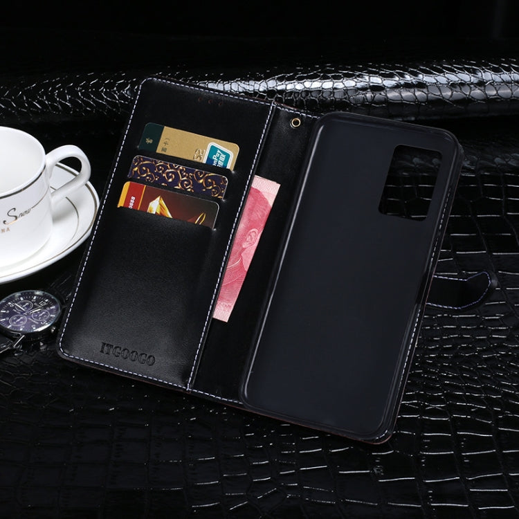 For Cubot X50 idewei Crocodile Texture Horizontal Flip Leather Case with Holder & Card Slots & Wallet(Black) - More Brand by idewei | Online Shopping South Africa | PMC Jewellery | Buy Now Pay Later Mobicred