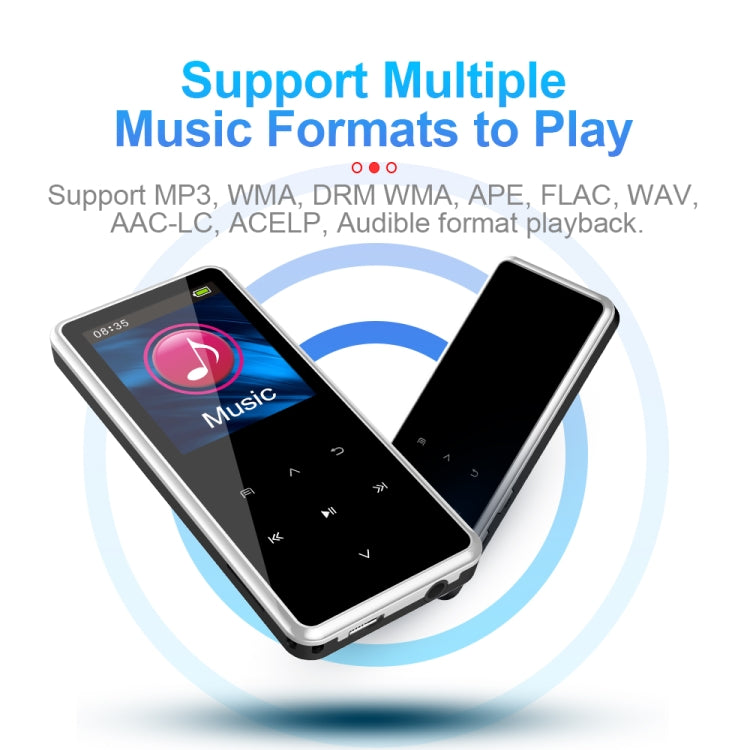M12 Multifunctional Portable Bluetooth Player, Capacity:32GB(Silver) - MP4 Player by PMC TechLife | Online Shopping South Africa | PMC TechLife | Buy Now Pay Later Mobicred