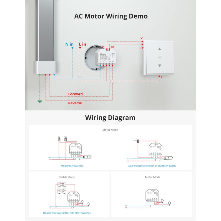 Sonoff DUALR3 Dual Ways Control WiFi Smart Switch Module - free shipping - PMC TechLife - Order now!