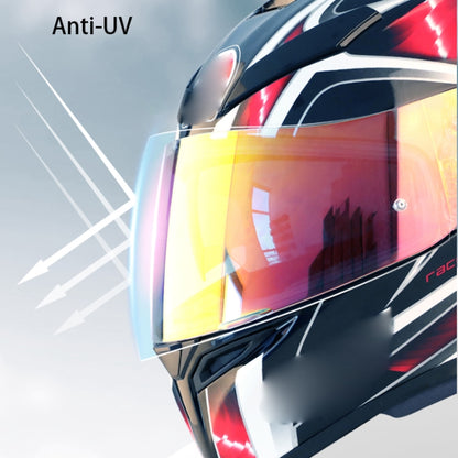 Motorcycle Helmet Visor Anti-UV Wind Shield Lens For AGV K1 / K3SV / K5(Aurora Blue) - Helmets by PMC Jewellery | Online Shopping South Africa | PMC Jewellery | Buy Now Pay Later Mobicred