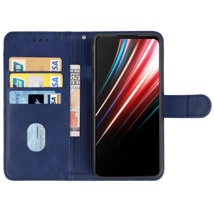 Leather Phone Case For ZTE nubia Red Magic 5G / 5S(Blue) - ZTE Cases by PMC Jewellery | Online Shopping South Africa | PMC Jewellery | Buy Now Pay Later Mobicred