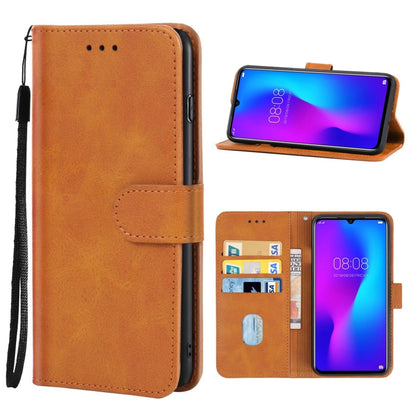 Leather Phone Case For Doogee N20 Pro(Brown) - More Brand by PMC Jewellery | Online Shopping South Africa | PMC Jewellery | Buy Now Pay Later Mobicred