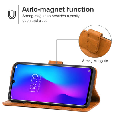 Leather Phone Case For Doogee N20 Pro(Brown) - More Brand by PMC Jewellery | Online Shopping South Africa | PMC Jewellery | Buy Now Pay Later Mobicred