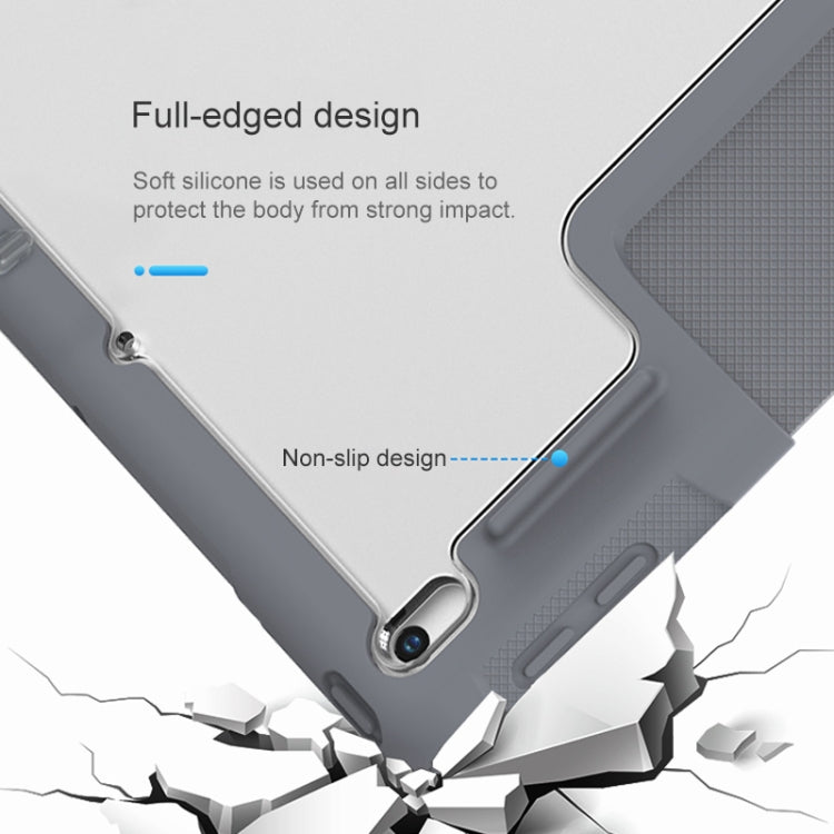 For iPad 9.7 Mutural Horizontal Flip PC + TPU + PU Leather Case with Holder & Pen Slot(Blue) - free shipping - PMC TechLife - Order now!