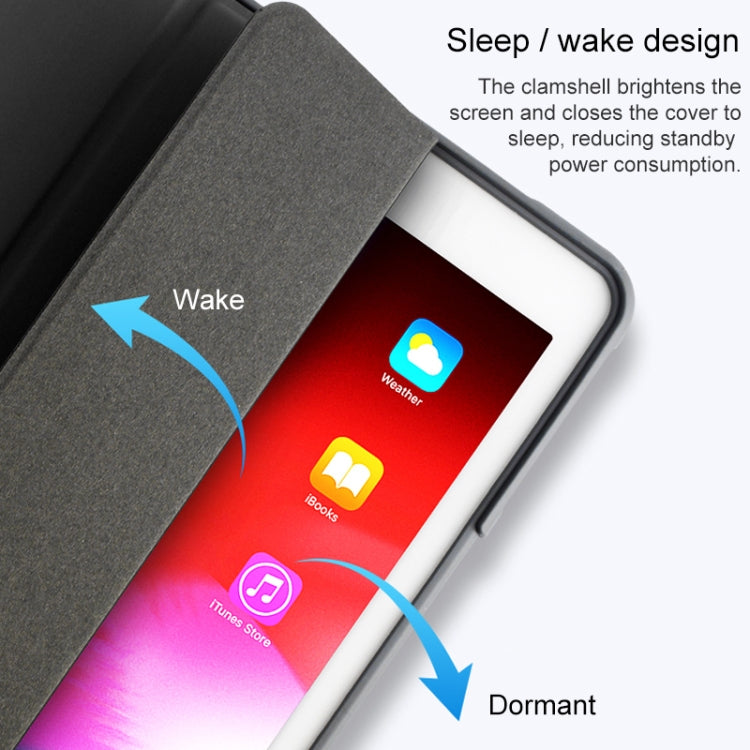 For iPad Pro 10.5 Mutural Horizontal Flip PC + TPU + PU Leather Case with Holder & Pen Slot(Blue) - free shipping - PMC TechLife - Order now!