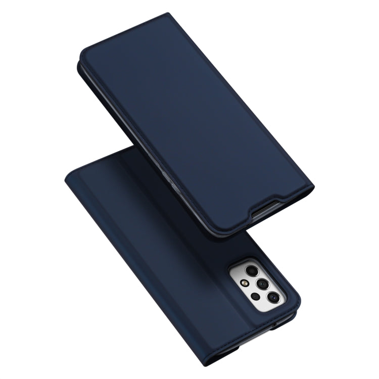 For Samsung Galaxy A53 5G DUX DUCIS Skin Pro Series Shockproof Horizontal Flip Leather Phone Case(Dark Blue) - Galaxy Phone Cases by DUX DUCIS | Online Shopping South Africa | PMC Jewellery | Buy Now Pay Later Mobicred