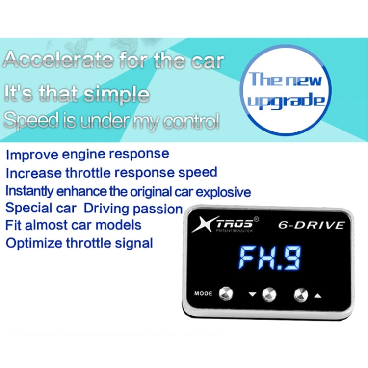 For Toyota Agya 2018- TROS TS-6Drive Potent Booster Electronic Throttle Controller - Car Modification by TROS | Online Shopping South Africa | PMC Jewellery | Buy Now Pay Later Mobicred