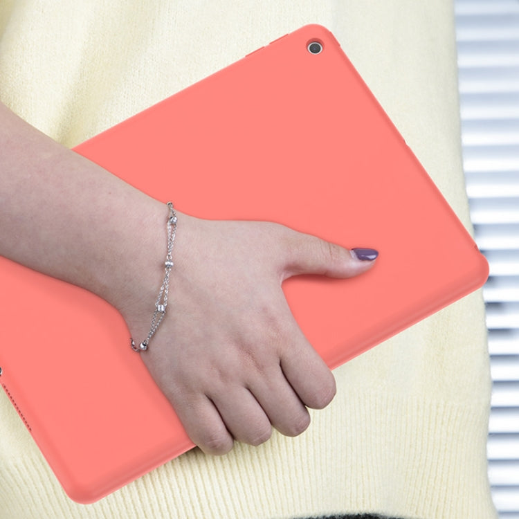 For iPad 10.2 2021 / 2020 / 2019 Mutural Silicone Microfiber Tablet Case(Midnight Blue) - free shipping - PMC TechLife - Order now!