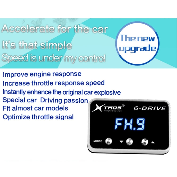 For Perodua Myvi TROS TS-6Drive Potent Booster Electronic Throttle Controller - Car Modification by TROS | Online Shopping South Africa | PMC Jewellery | Buy Now Pay Later Mobicred