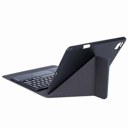 H-102CS Touch Backlight Bluetooth Keyboard Leather Case with Rear Three-fold Holder For iPad 10.2 2020 & 2019 / Pro 10.5 inch(Black) - Universal by PMC Jewellery | Online Shopping South Africa | PMC Jewellery