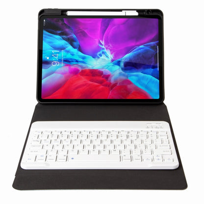 H-102 Bluetooth Keyboard Leather Case with Rear Three-fold Holder For iPad 10.2 2020 & 2019 / Pro 10.5 inch(Purple) - Universal by PMC Jewellery | Online Shopping South Africa | PMC Jewellery