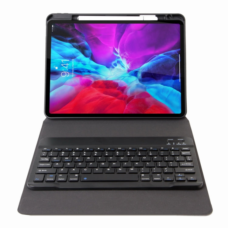 H-102 Bluetooth Keyboard Leather Case with Rear Three-fold Holder For iPad 10.2 2020 & 2019 / Pro 10.5 inch(Black) - Universal by PMC TechLife | Online Shopping South Africa | PMC TechLife