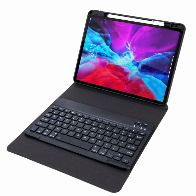 H-102 Bluetooth Keyboard Leather Case with Rear Three-fold Holder For iPad 10.2 2020 & 2019 / Pro 10.5 inch(Black) - Universal by PMC Jewellery | Online Shopping South Africa | PMC Jewellery