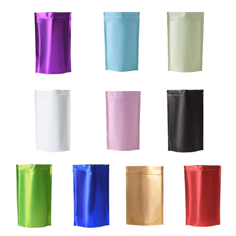 100 PCS/Set Matte Aluminum Foil Snack Stand-up Pouch, Size:9x13+3cm(White) - Preservation Supplies by PMC TechLife | Online Shopping South Africa | PMC TechLife | Buy Now Pay Later Mobicred
