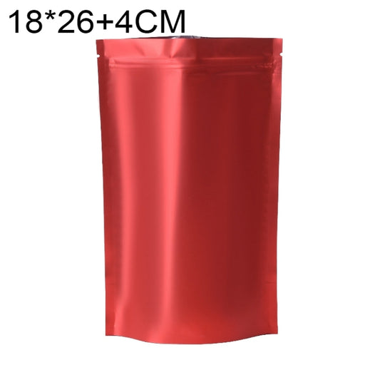 100 PCS/Set Matte Aluminum Foil Snack Stand-up Pouch, Size:18x26+4cm(Red) - Preservation Supplies by PMC Jewellery | Online Shopping South Africa | PMC Jewellery | Buy Now Pay Later Mobicred