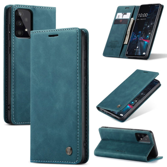 For Samsung Galaxy A33 5G CaseMe 013 Multifunctional Horizontal Flip Leather Phone Case(Blue) - Galaxy Phone Cases by CaseMe | Online Shopping South Africa | PMC Jewellery | Buy Now Pay Later Mobicred