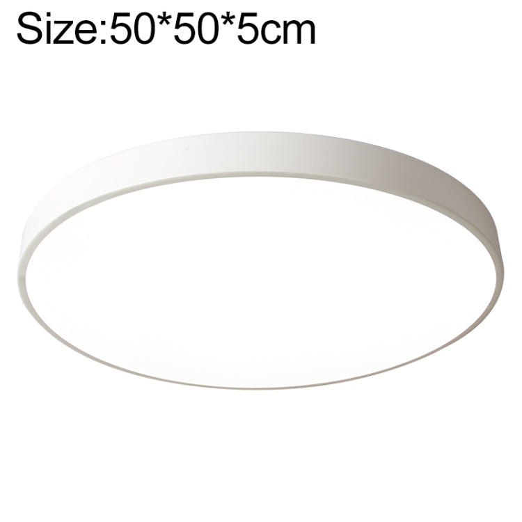 Macaron LED Round Ceiling Lamp, White Light, Size:50cm(White) - Celling Lights & Chandeliers by PMc TechLife | Online Shopping South Africa | PMc TechLife | Buy Now Pay Later Mobicred
