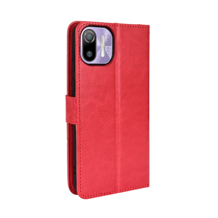 For Ulefone Note 6/ Note 6P Retro Crazy Horse Texture Leather Phone Case(Red) - Ulefone Cases by PMC Jewellery | Online Shopping South Africa | PMC Jewellery | Buy Now Pay Later Mobicred
