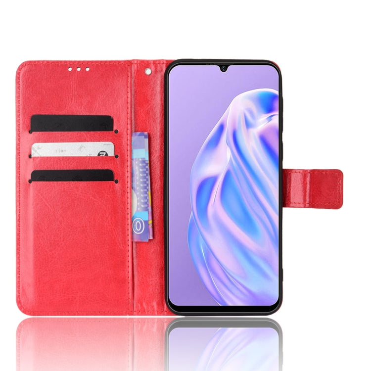 For Ulefone Note 6/ Note 6P Retro Crazy Horse Texture Leather Phone Case(Red) - Ulefone Cases by PMC Jewellery | Online Shopping South Africa | PMC Jewellery | Buy Now Pay Later Mobicred