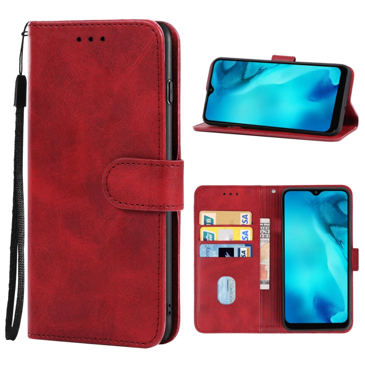 Leather Phone Case For Doogee X93(Red) - More Brand by PMC Jewellery | Online Shopping South Africa | PMC Jewellery | Buy Now Pay Later Mobicred