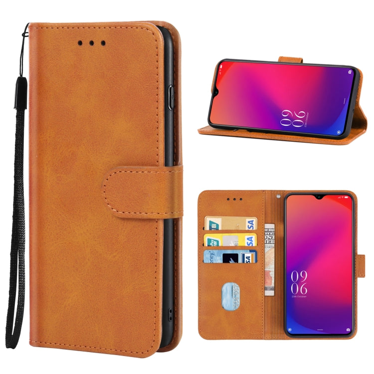 Leather Phone Case For Doogee X95 Pro(Brown) - More Brand by PMC Jewellery | Online Shopping South Africa | PMC Jewellery | Buy Now Pay Later Mobicred