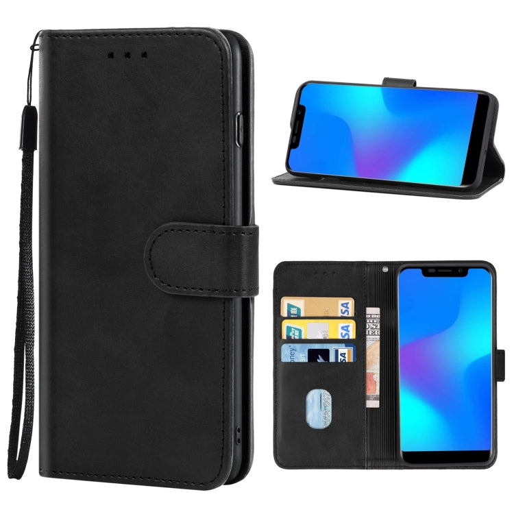 Leather Phone Case For DOOGEE X70(Black) - Doogee Cases by PMC Jewellery | Online Shopping South Africa | PMC Jewellery | Buy Now Pay Later Mobicred